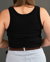 Organic Rib Tank - Black
