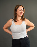 Organic Rib Tank - Grey