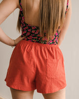 Rhythm - Drawstring Shorts - Hot Red - CoCapsules