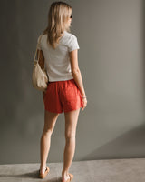 Mavi - Ribbed Baby Tee - White - CoCapsules