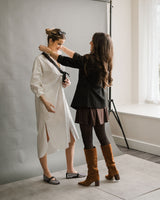 ICHI - Cotton Shirt Dress - CoCapsules