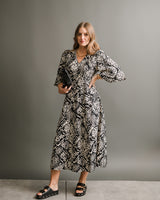 ICHI - Block Printed Dress - CoCapsules