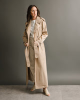 ICHI - Belted Trench Coat - Tan - CoCapsules