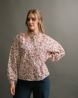 ICHI - Romantic Floral Blouse - CoCapsules