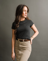 Glyder - Align Cropped Tee - Black - CoCapsules