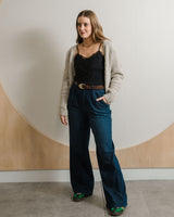 Lace Knit Camisole - Black