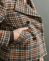 Molly Bracken - Plaid Double-Breasted Coat - CoCapsules