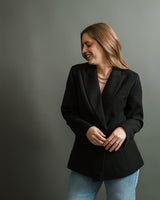 Molly Bracken - Wide Collar Blazer - CoCapsules