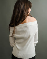 Greylin - Clara Off-Shoulder Cardigan - CoCapsules