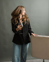 Molly Bracken - Wide Collar Blazer - CoCapsules