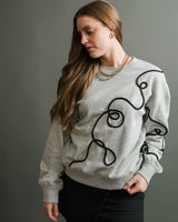 ICHI - Line Art Sweatshirt - CoCapsules