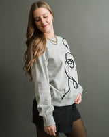 ICHI - Line Art Sweatshirt - CoCapsules
