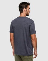 tentree - Classic Baker Tee - Blue Heather - CoCapsules