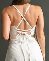 Lace-Up Utility Dress