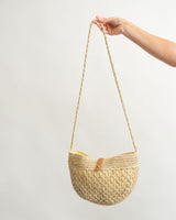 Woven Halfmoon Purse