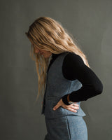 Woven Wool Vest
