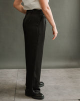 Black Satin Trousers