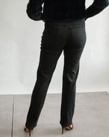 Kendra Straight Jeans - Dark Smoke