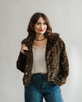Faux Leopard Jacket