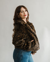 Faux Leopard Jacket