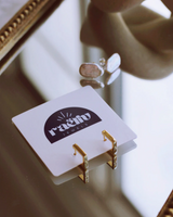 RAËLIV - Sia Square Hoops - Gold - CoCapsules