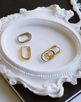 Ivy Interlocking Mini Hoops