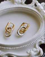 Ivy Interlocking Mini Hoops