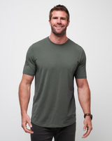 TravisMathew - Men's Cloud Crew Tee - Dark Olive - CoCapsules