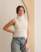Molly Bracken - Fuzzy Sleeveless Turtleneck - CoCapsules