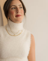 Molly Bracken - Fuzzy Sleeveless Turtleneck - CoCapsules