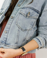 Saltwater Luxe - Marin Denim Jacket - CoCapsules