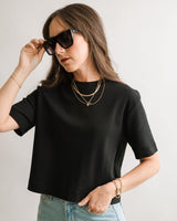 Mavi - Riley Crew Tee - Black - CoCapsules