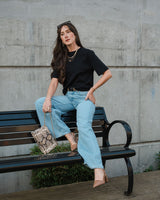 Mavi - Riley Crew Tee - Black - CoCapsules