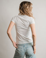 Pima Crew Tee - White