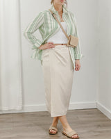 Greylin - Brenda Satin Skirt - CoCapsules