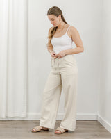 Rhythm - Drawstring Pant - Oat - CoCapsules