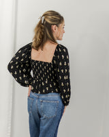 Saltwater Luxe - Floral Peplum Top - CoCapsules