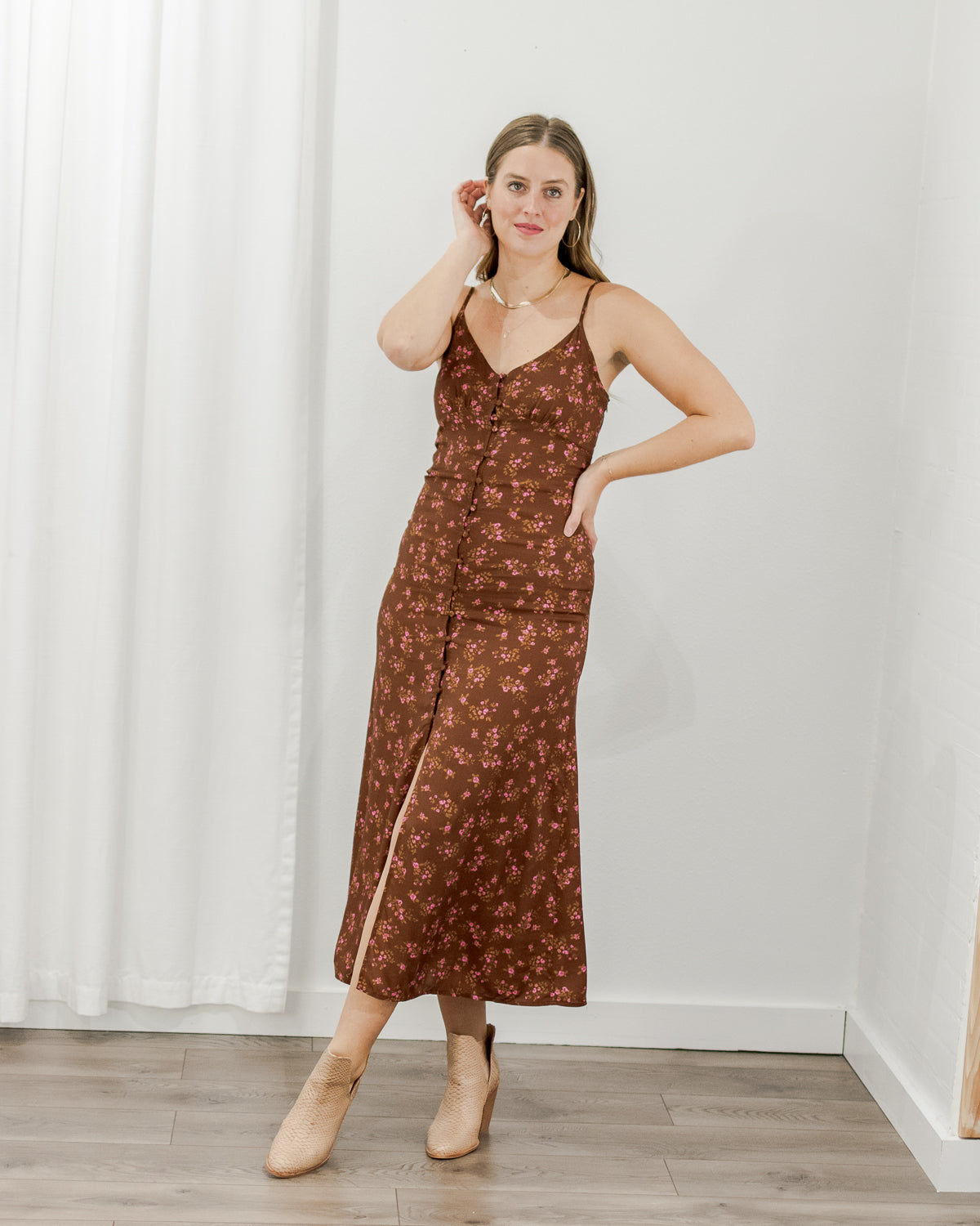 Saltwater Luxe Tori Midi Dress Small