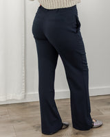 Mavi - Flat Front Trouser - Navy - CoCapsules