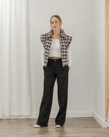 Mavi - Flat Front Trouser - Black - CoCapsules