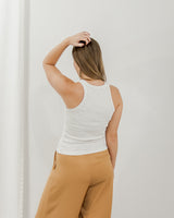 Mavi - Essential Crew Tank - Snow Grey - CoCapsules