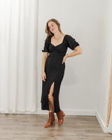 Saltwater Luxe - Crinkle Midi Dress - CoCapsules