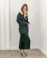 Saltwater Luxe - Crushed Satin Dress - CoCapsules