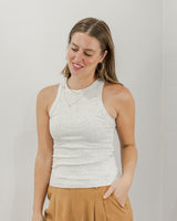 Mavi - Essential Crew Tank - Snow Grey - CoCapsules