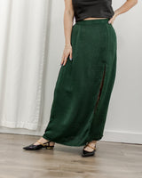 Saltwater Luxe - Crushed Satin Skirt - CoCapsules