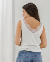 Mavi - Lace Back Tank - CoCapsules