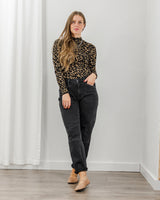 Molly Bracken - Leopard Layering Mockneck - CoCapsules