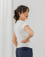 Duer - Pima Crew Tee - White - CoCapsules