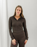 TravisMathew - Moveknit Zip Jacket - Brown - CoCapsules