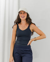 Glyder - Sculpt Skimmer Tank - Navy - CoCapsules